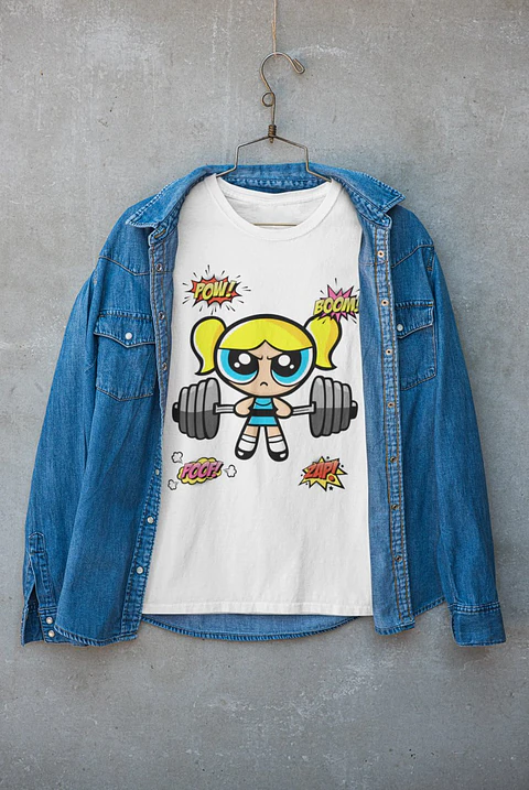 Arquivo Digital Estampas Camisas Meninas Super Poderosas