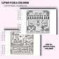 Arquivo Digital Livro para Colorir Cafeteria Charmosa A5 e A6 - Thumbnail 2