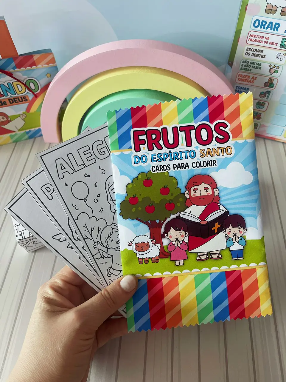 Arquivo de Corte Combo Kit Colorir Cristão 3