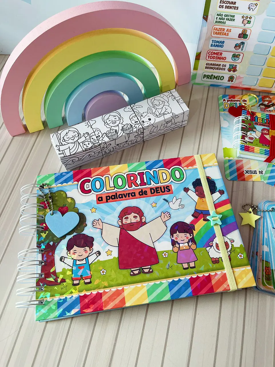 Arquivo de Corte Combo Kit Colorir Cristão 5