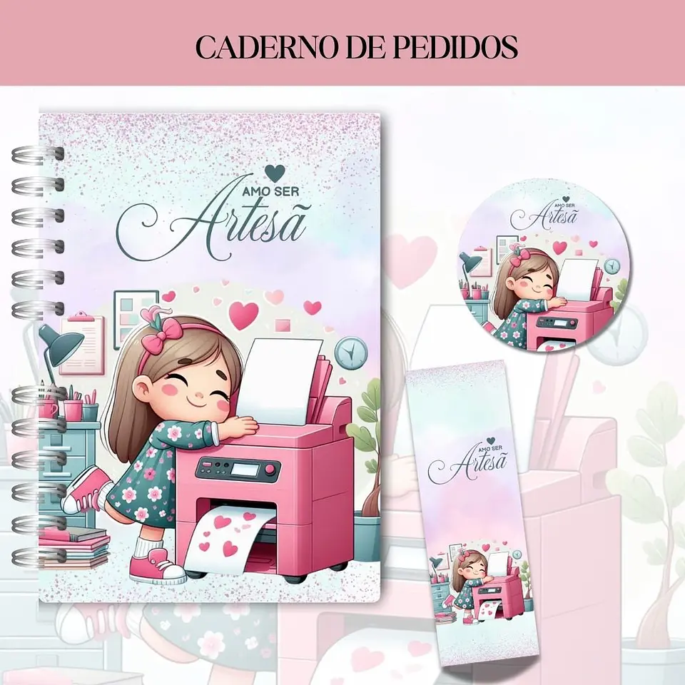 Arquivo Digital Caderno de Pedidos - Amo Ser Artesã 3