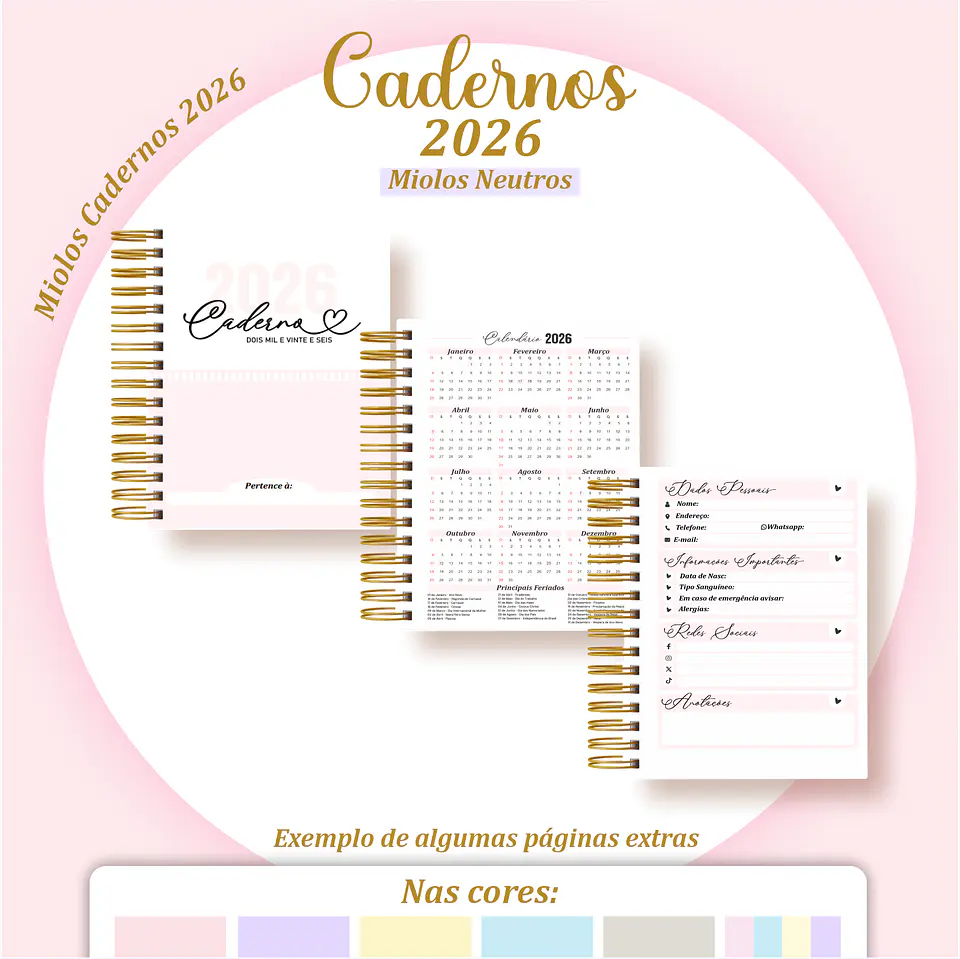 Arquivo Digital Pack Miolos Neutros Cadernos 2026 1