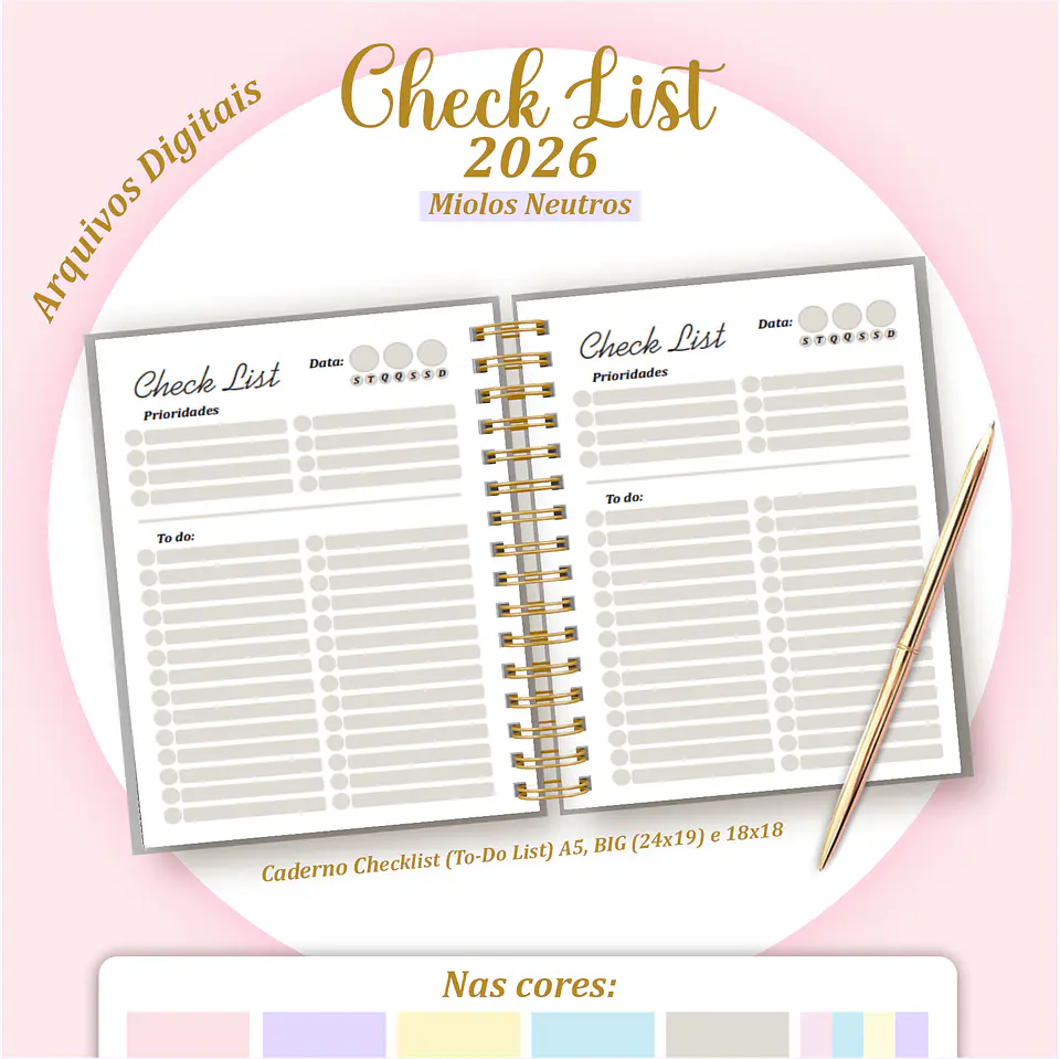 Arquivo Digital Pack Miolos Neutros Planners 2026 3