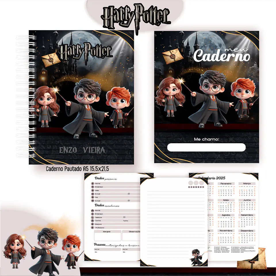 Arquivo Digital Agenda Harry Potter 2025 6