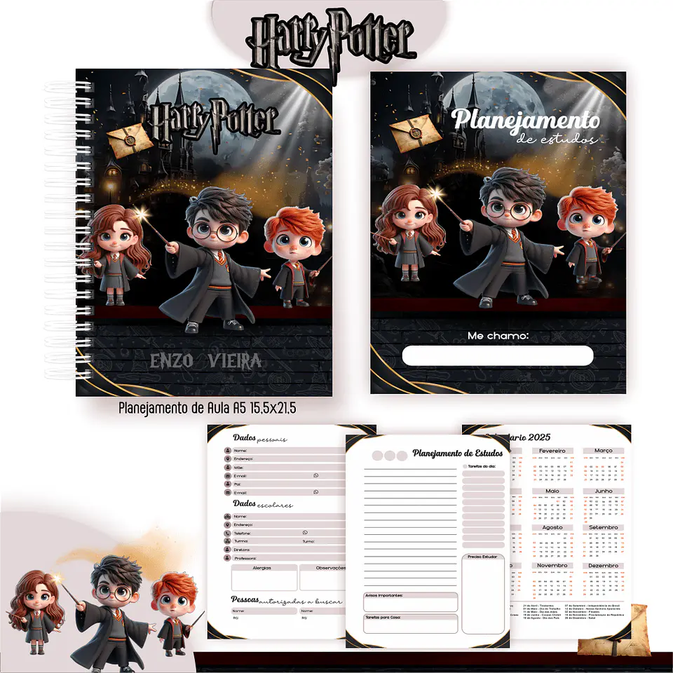 Arquivo Digital Agenda Harry Potter 2025 7