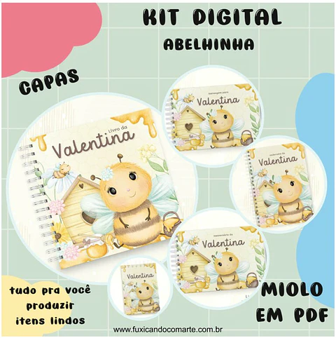Arquivo Digital Kit Abelhinha Baby