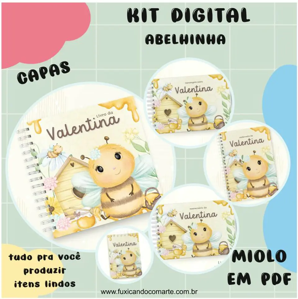 Arquivo Digital Kit Abelhinha Baby 1