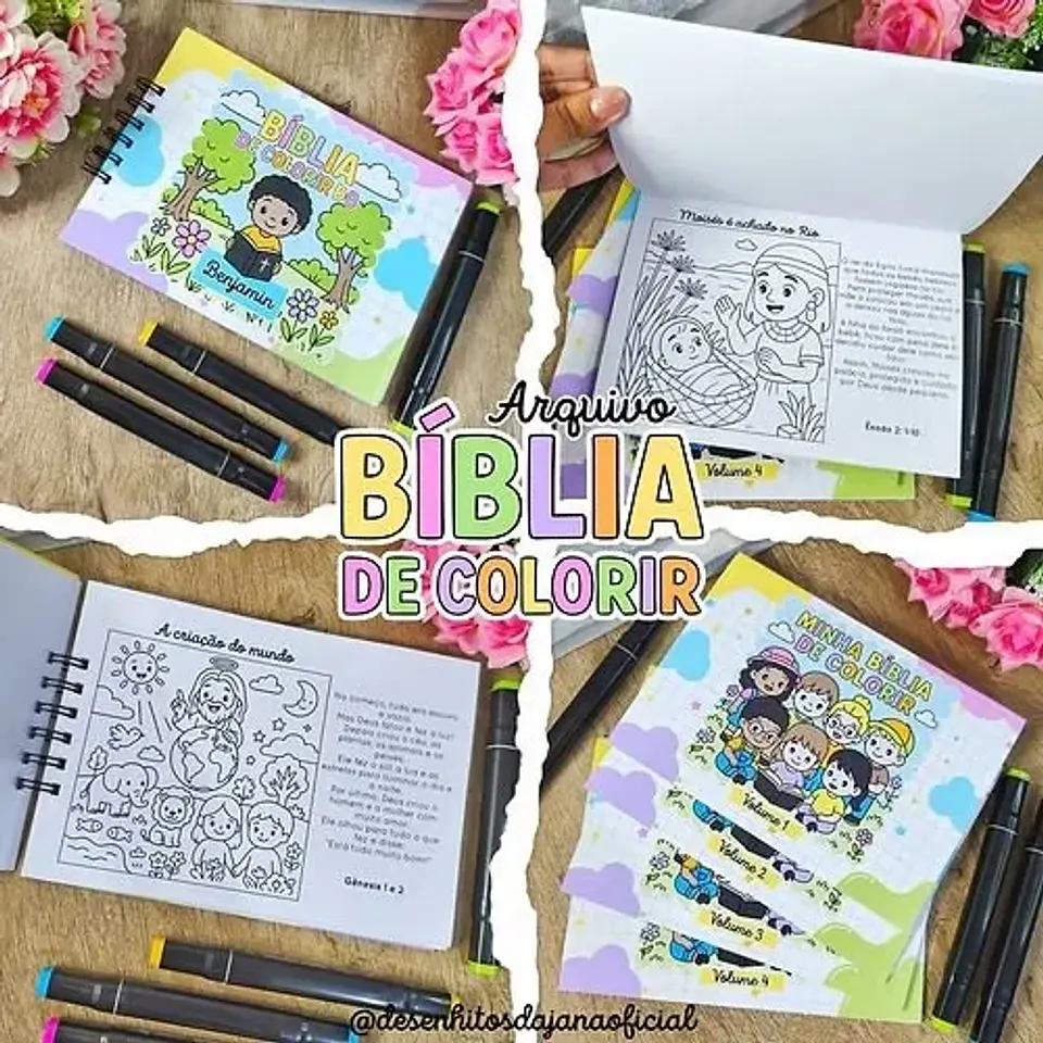 Arquivo Digital Biblia para Colorir 1