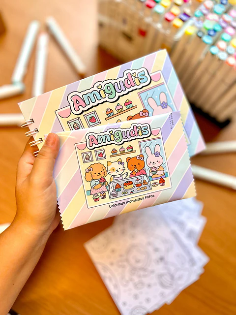 Arquivo Digital Livro de Colorir Amigudes Menina