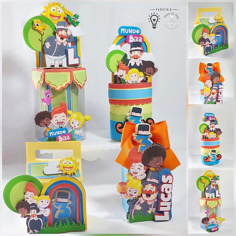 Arquivo de Corte Kit Festa Mundo Bita