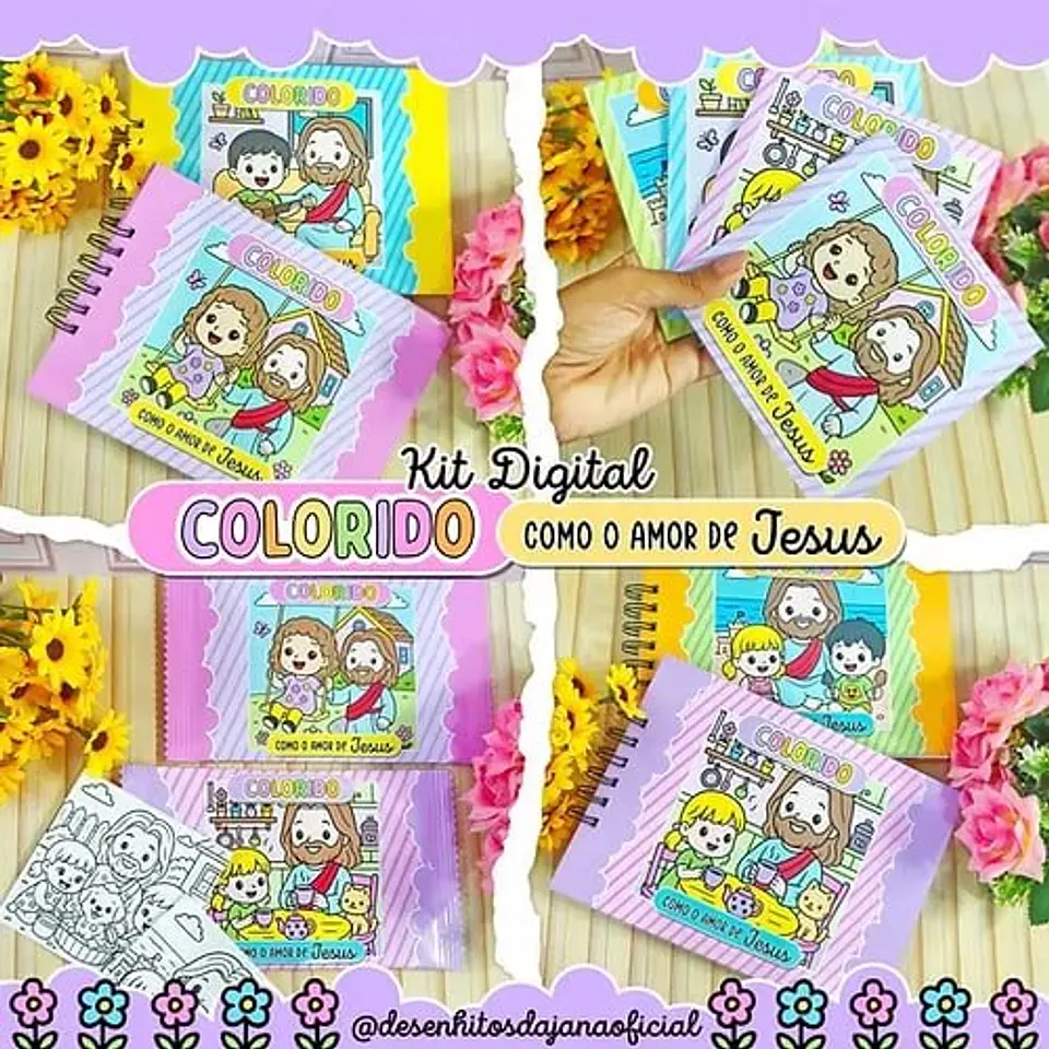 Arquivo de Corte Colorido Como o Amor de Jesus 1