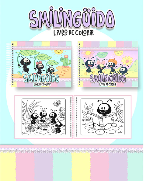 Arquivo Digital Livro de Colorir Smilinguido