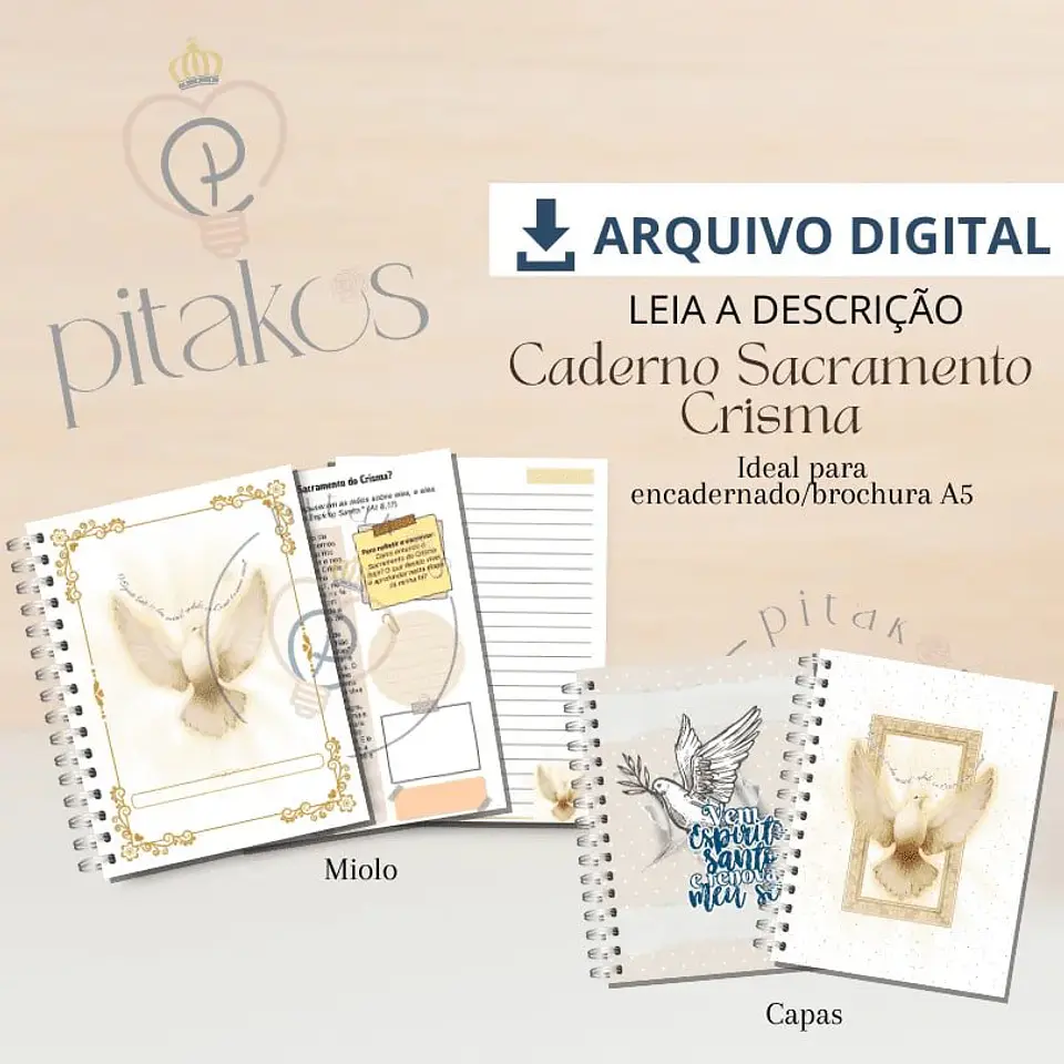 Arquivo Digital Caderno Sacramento Crisma 1