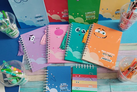 Arquivo Digital Kit Encadernação Emoções