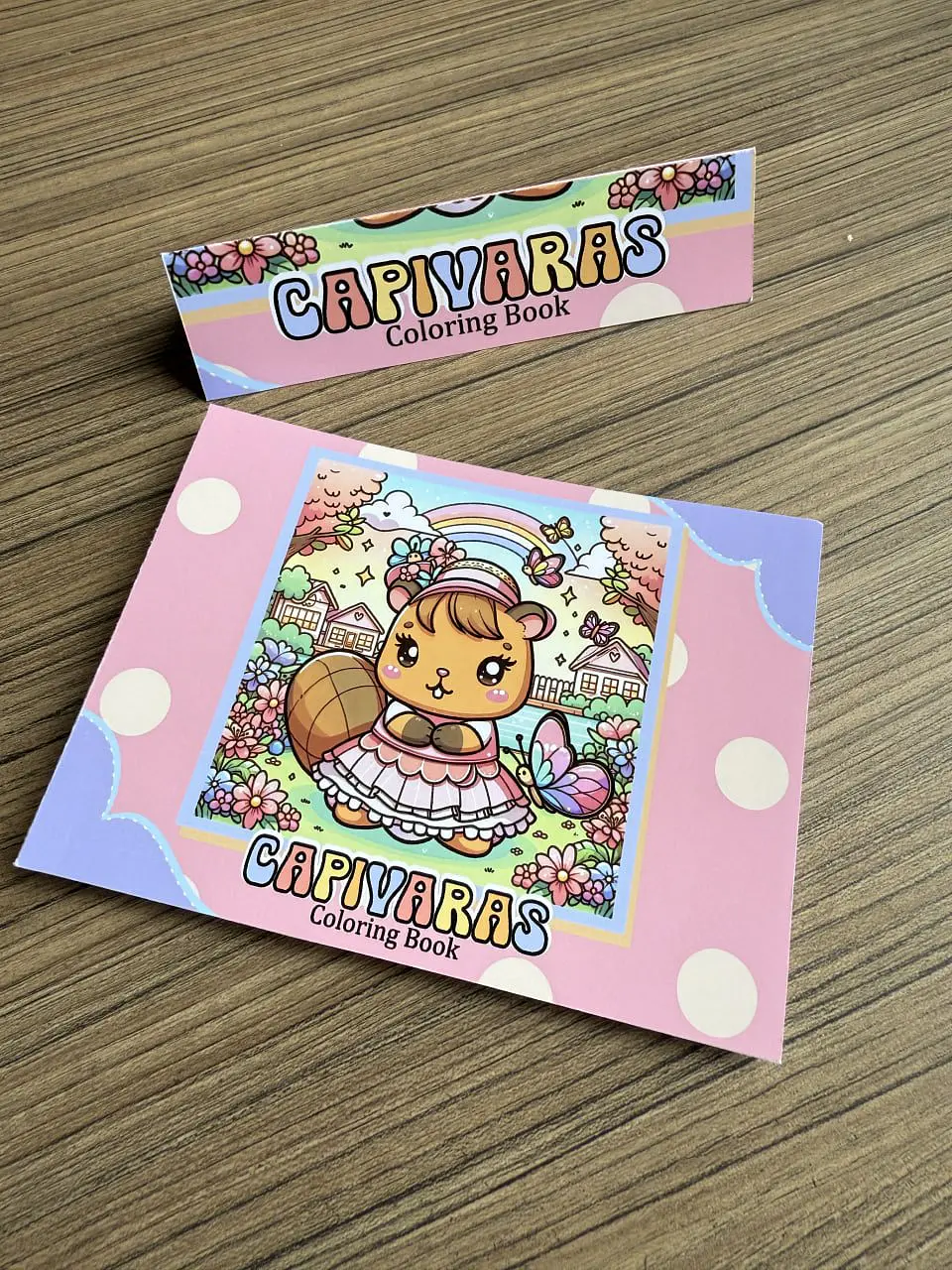 Arquivo de Corte Kit para Colorir Capivara 6