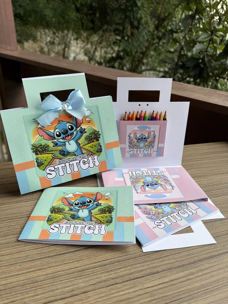 Arquivo de Corte Kit para Colorir Stitch 2