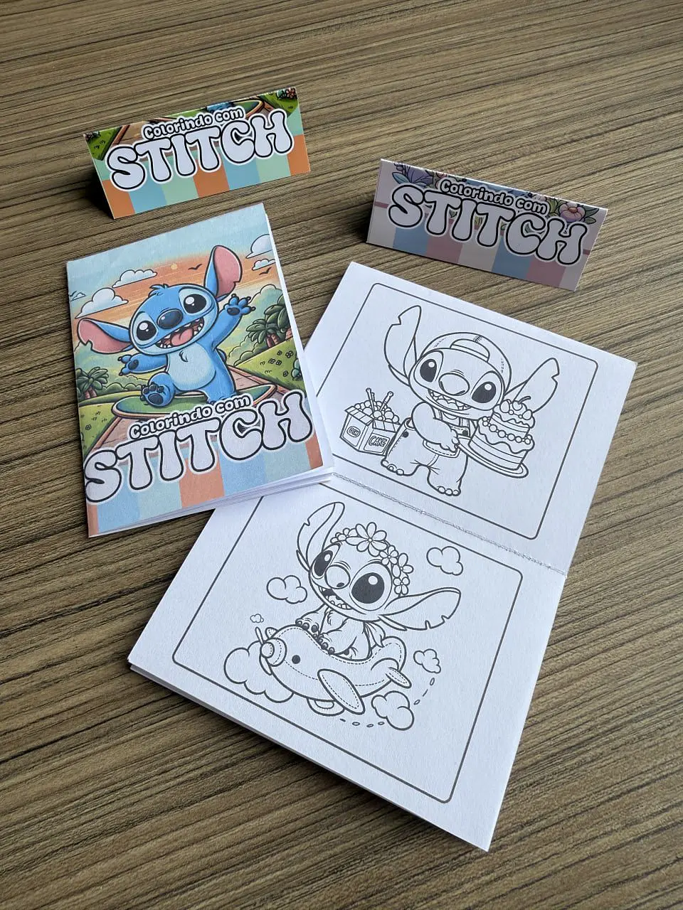 Arquivo de Corte Kit para Colorir Stitch 8