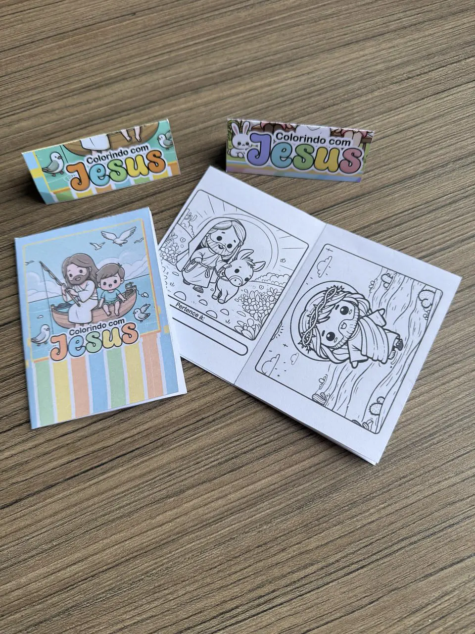 Arquivo de Corte Kit para Colorir Colorindo com Jesus 2