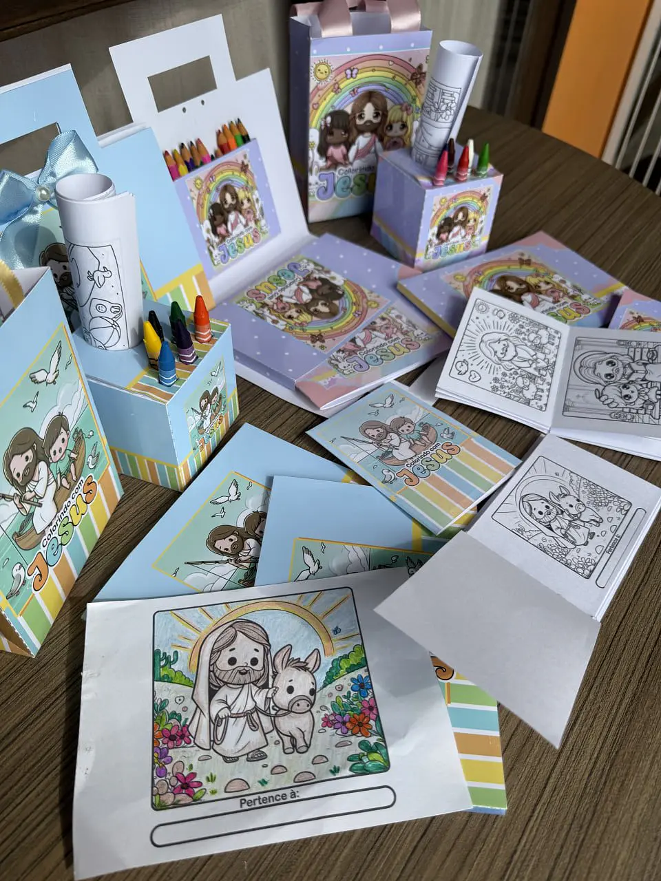 Arquivo de Corte Kit para Colorir Colorindo com Jesus 4