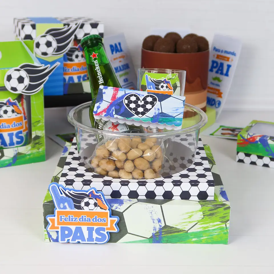Arquivo de Corte Kit Tematica Futebol Dia dos Pais 3