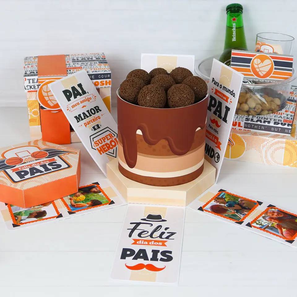 Arquivo de Corte Kit Temático Basquete Dia dos Pais 6