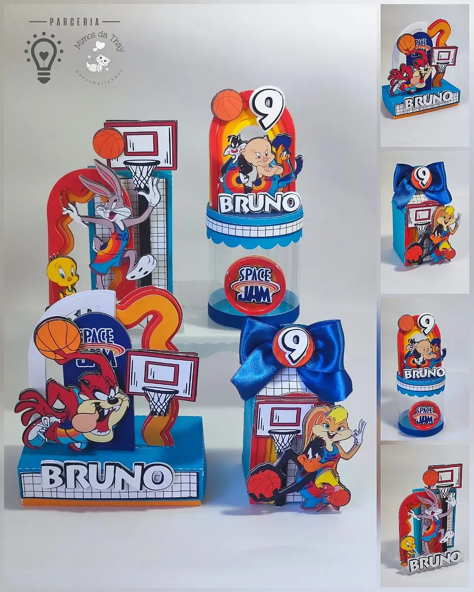Arquivo de Corte Kit Festa Space Jam 1