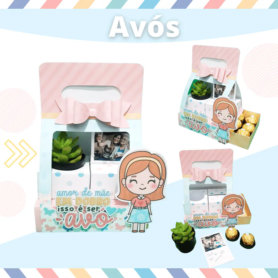 Arquivo de Corte Combo Dia dos Avós Vovó 3