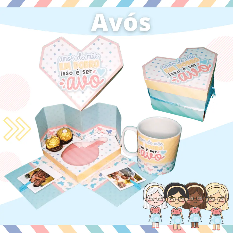 Arquivo de Corte Combo Dia dos Avós Vovó 4
