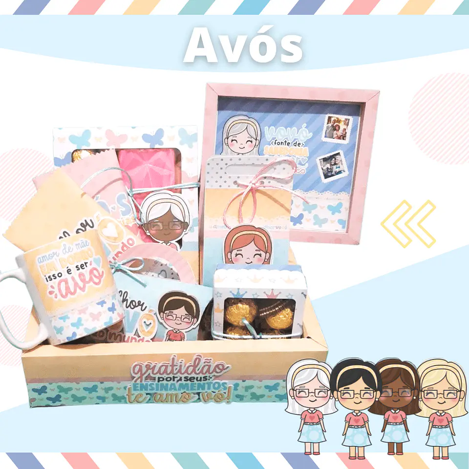 Arquivo de Corte Combo Dia dos Avós Vovó 7