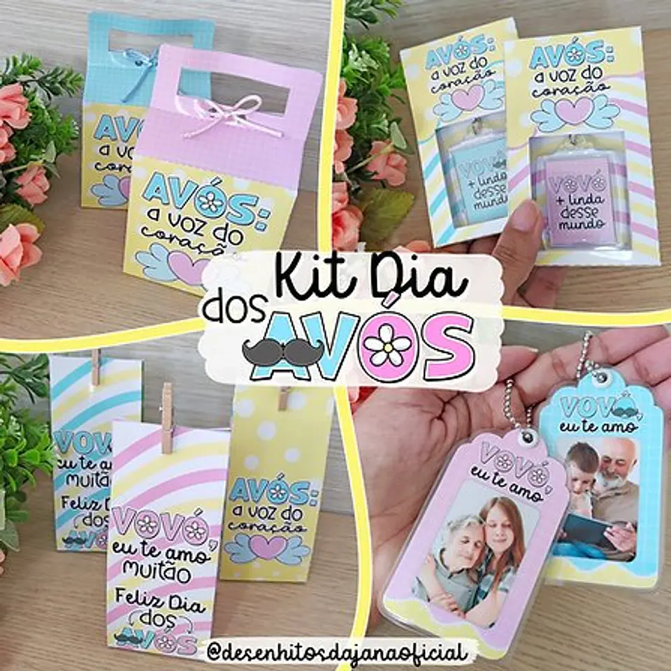 Arquivo de Corte Kit Digital Dia dos Avós 1
