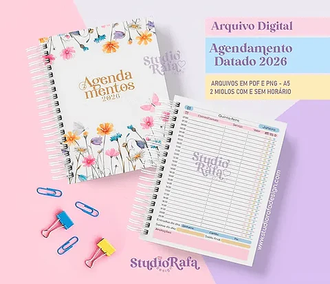 Arquivo Digital Agendamento Datado 2026 Candy