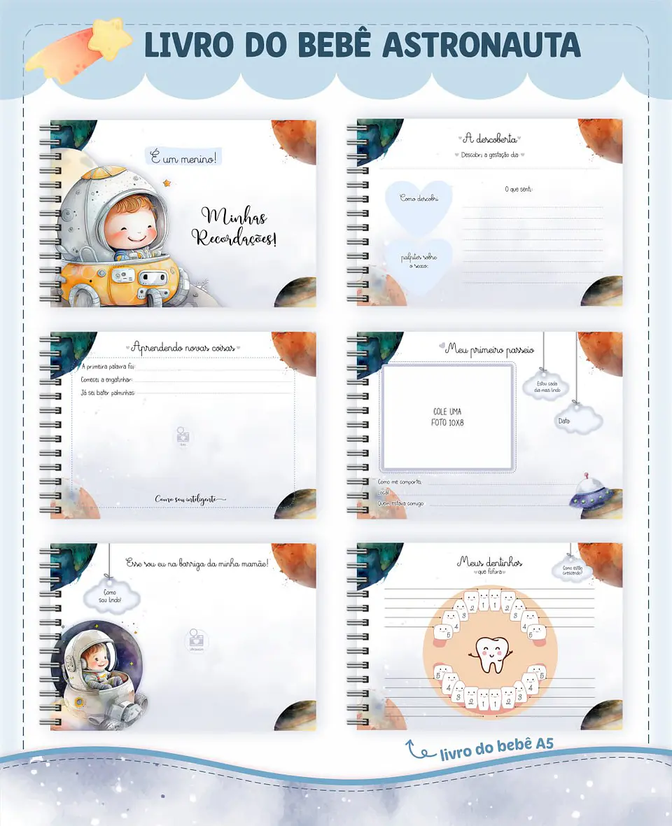 Arquivo Digital Pack Baby Astronauta 4