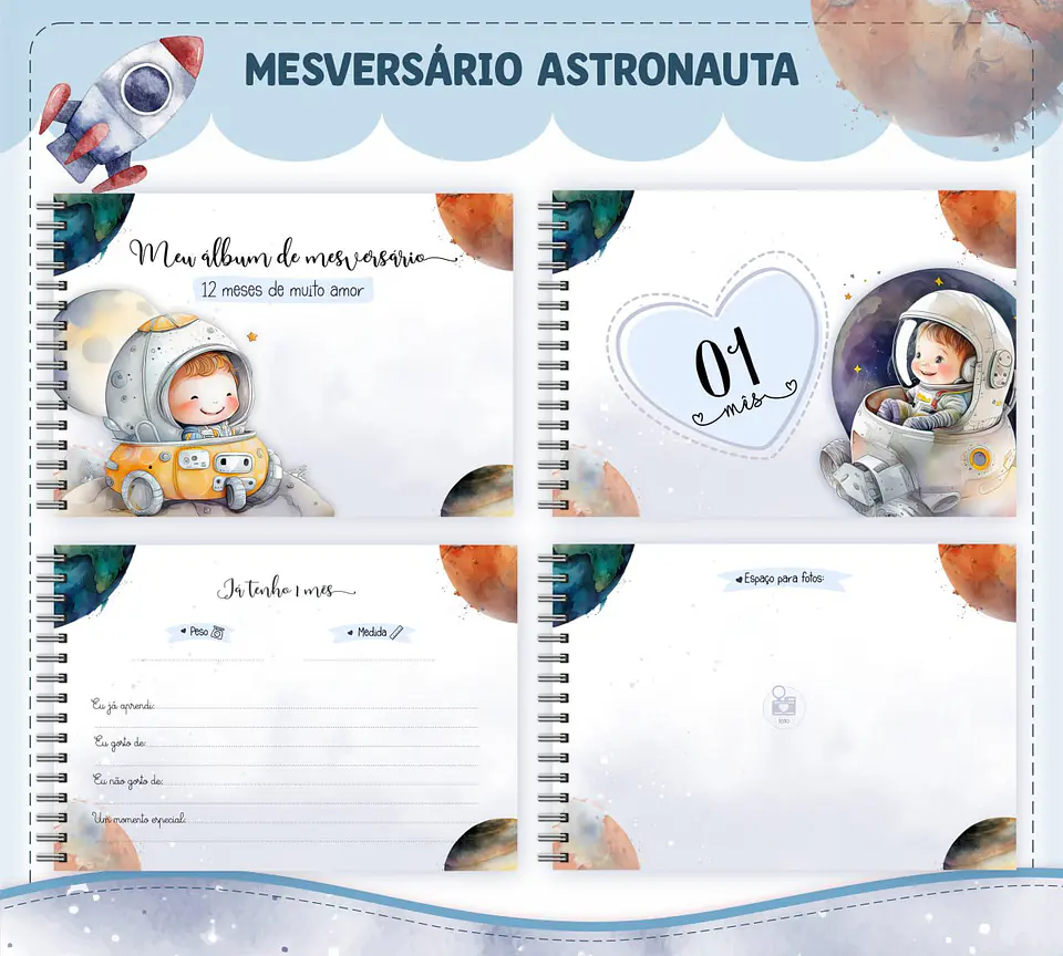 Arquivo Digital Pack Baby Astronauta 6