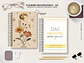 Arquivo Digital Planner Universitário A5 Permanente Vertical - Thumbnail 1