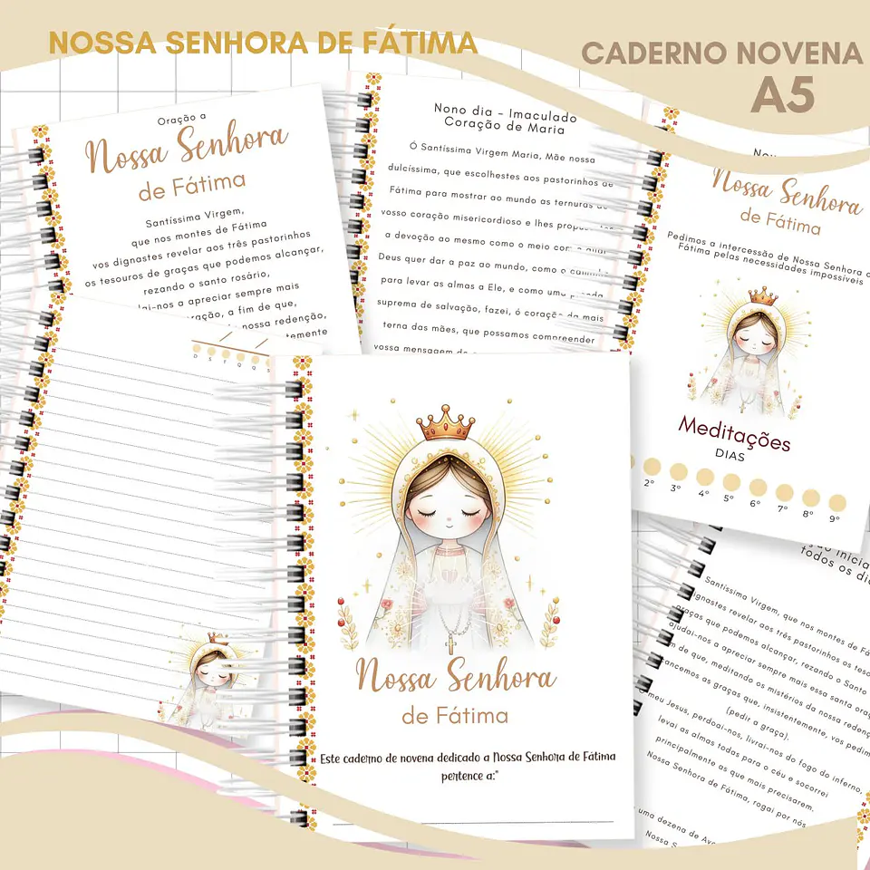 Arquivo Digital Caderno Novena Nossa Senhora de Fatima 2