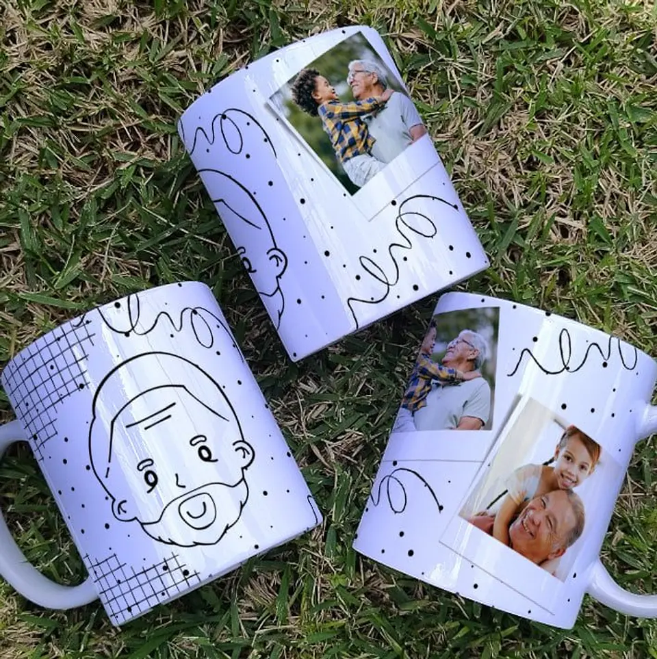 Arquivo Digital Combo Dia dos Avós Caneca e Azulejo 6