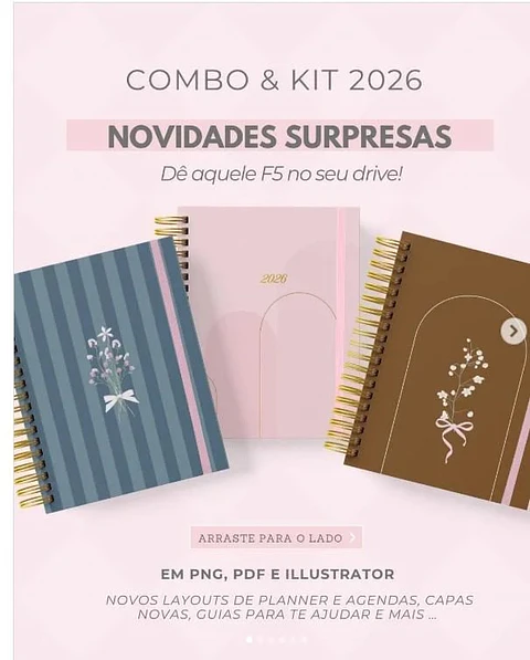 Arquivo Digital Encadernação Combo &amp; Kit 2026