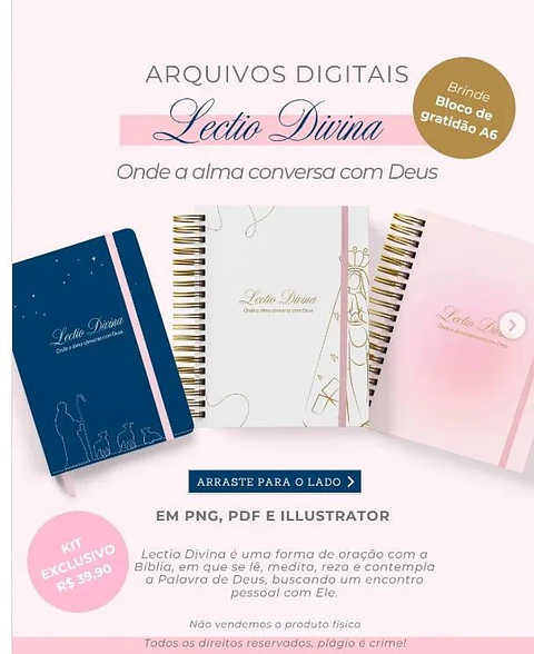 Arquivo Digital Kit Encadernação Léctio Divino