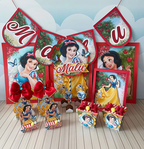 Arquivo de Corte Kit Festa Branca de Neve