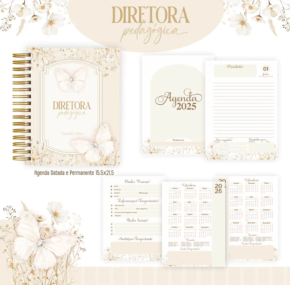 Arquivo Digital Combo Coordenadora + Diretora - Volta ás Aulas 3