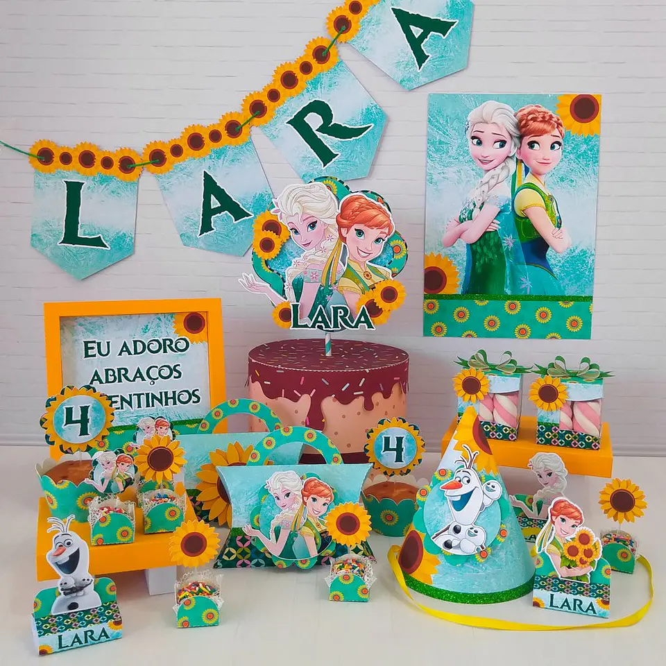 Arquivo Digital Kit Festa Frozen 1