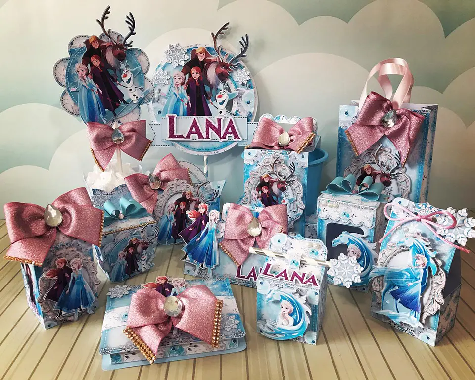 Arquivo de Corte Kit Festa Frozen 1