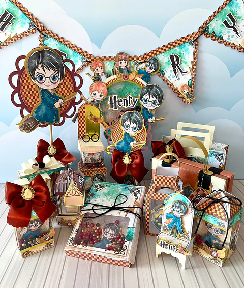 Arquivo de Corte Kit Festa Harry Potter