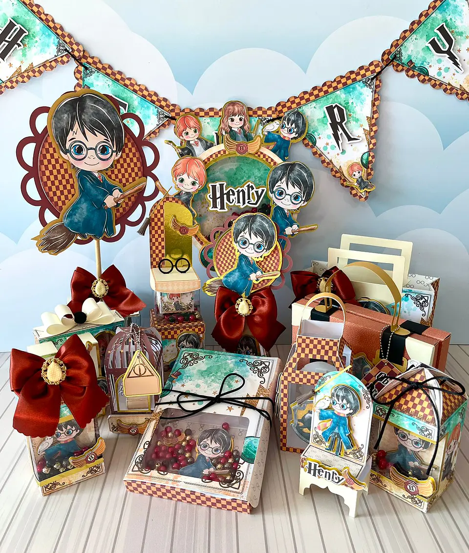 Arquivo de Corte Kit Festa Harry Potter 1