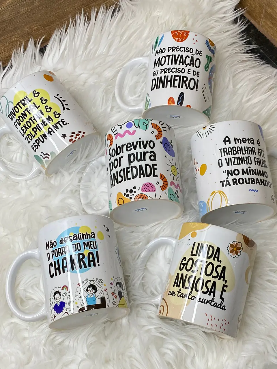 Arquivo Digital Pack Canecas Estressadinhas 1
