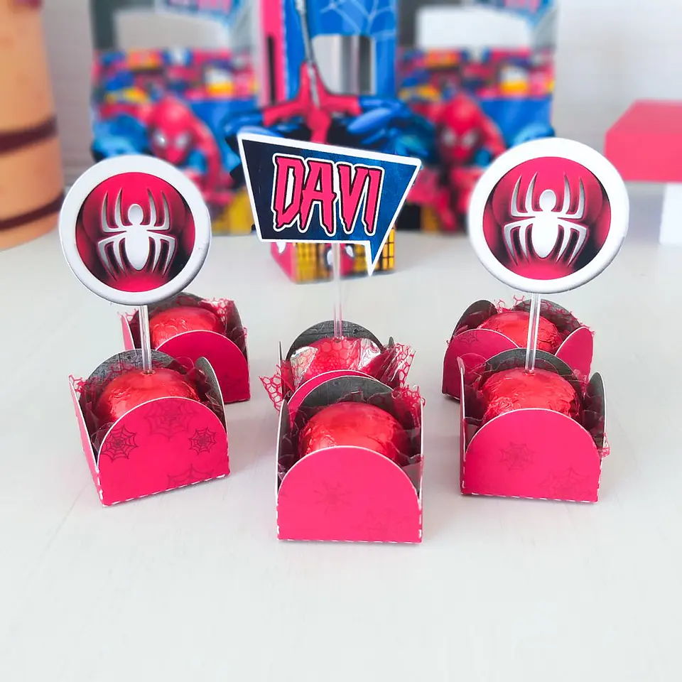 Arquivo de Corte Kit Festa Homem Aranha 8