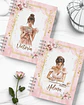 Arquivo Digital Kit 12 Capas e Miolo Pautado Coleção Glamour - Thumbnail 1