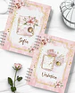 Arquivo Digital Kit 12 Capas e Miolo Pautado Coleção Glamour - Thumbnail 4