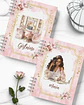 Arquivo Digital Kit 12 Capas e Miolo Pautado Coleção Glamour - Thumbnail 5