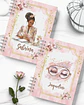 Arquivo Digital Kit 12 Capas e Miolo Pautado Coleção Glamour - Thumbnail 6